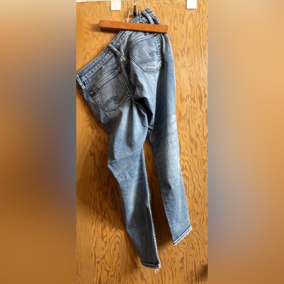 Ladies silver jeans size 29 - Picture 2 of 4